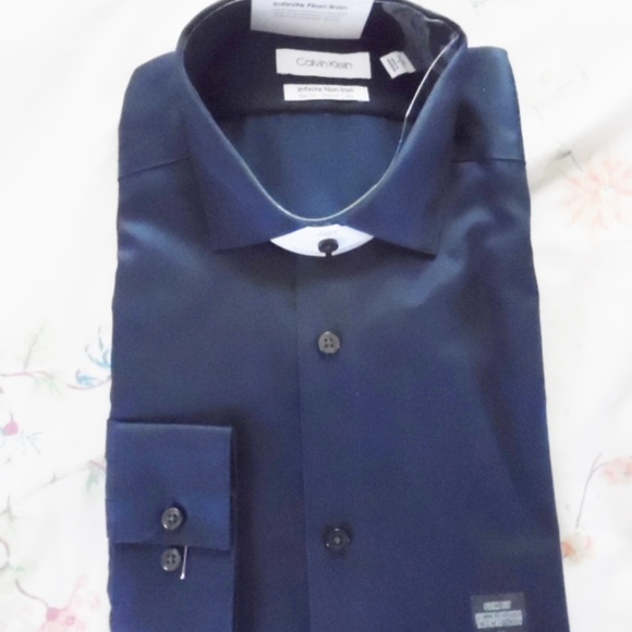 calvin klein infinite non iron slim fit